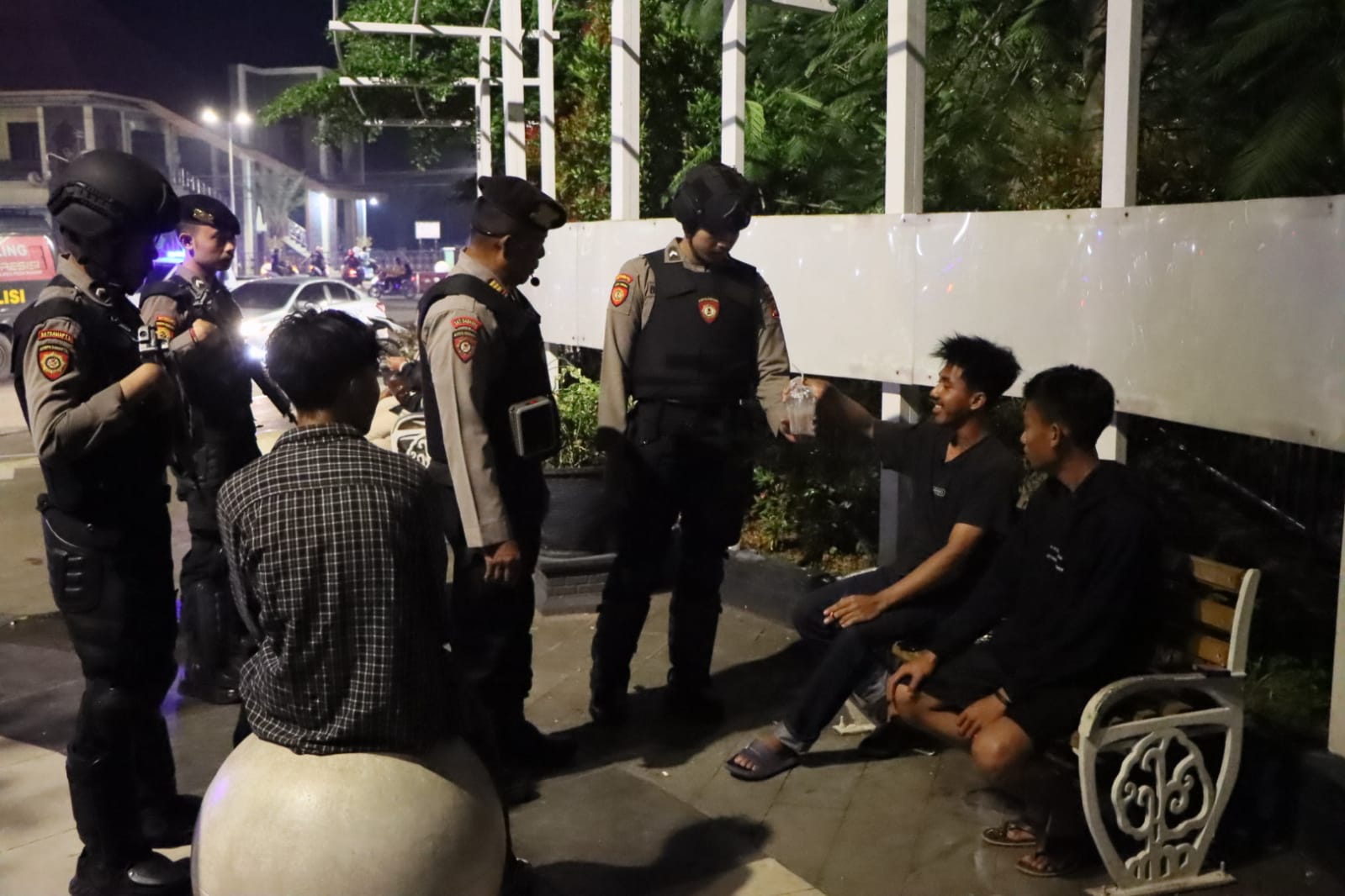 Samapta Polres Pesawaran Gelar Patroli Perintis Presisi
