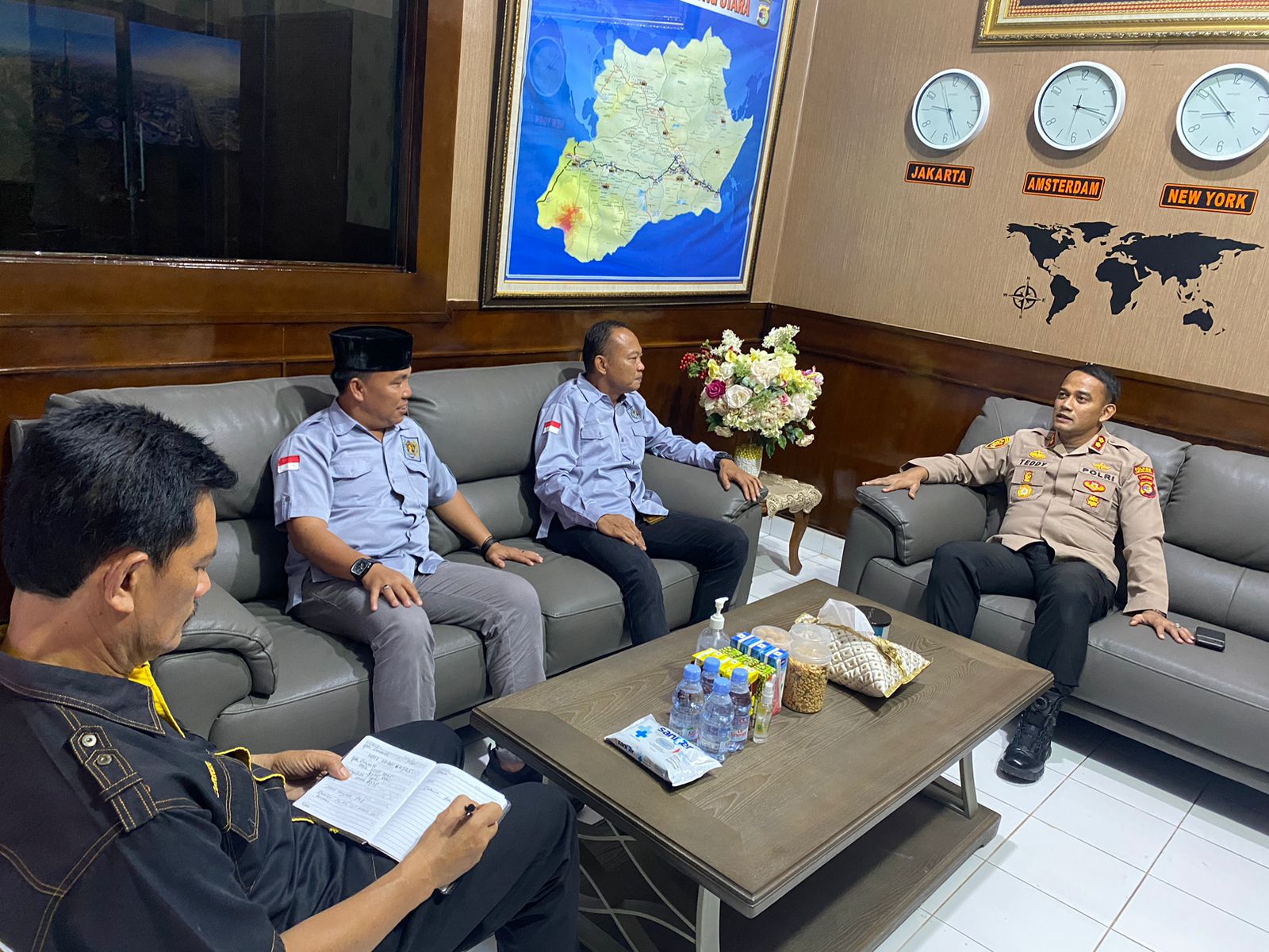 Audiensi Dengan PWI, Kapolres Lampung Utara Siap Sinergitas Dengan Insan Pers