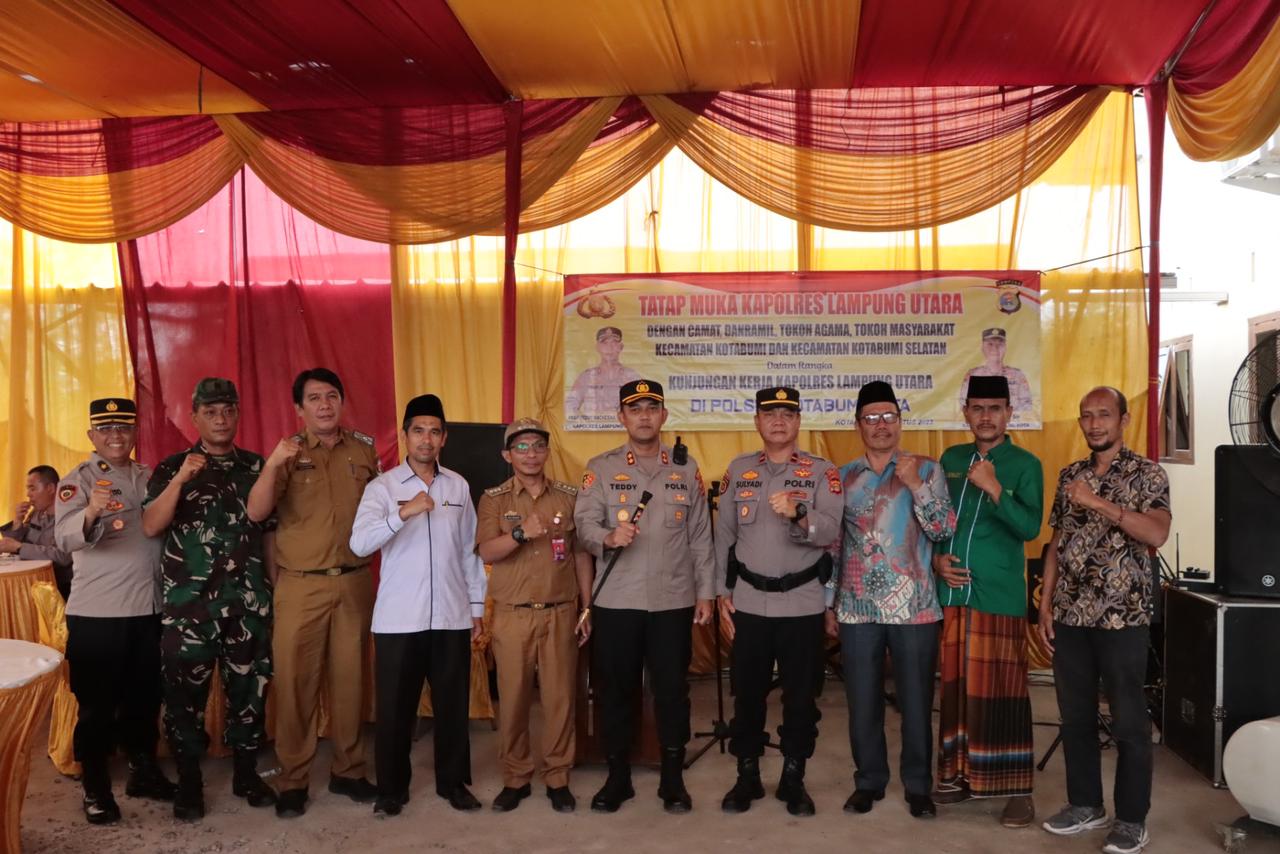Kapolres Lampung Utara melaksanakan Kunker ke Polsek Jajaran