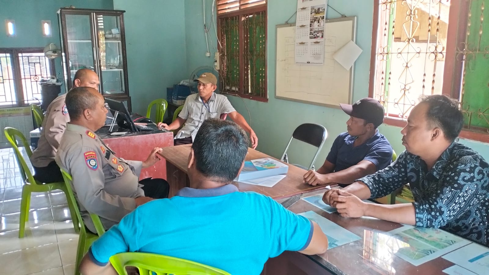 Jelang Pemilu 2024, Sat Binmas Polres Mesuji Laksanakan Cooling Sistem