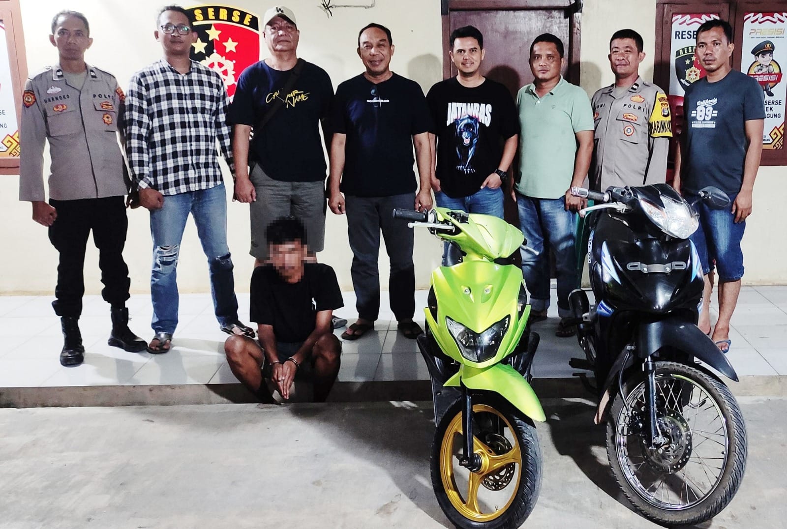 Polsek Banjar Agung Ungkap Kasus Curanmor, Kompol Harahap: TKP di Parkiran Masjid dan Depan Studio Foto