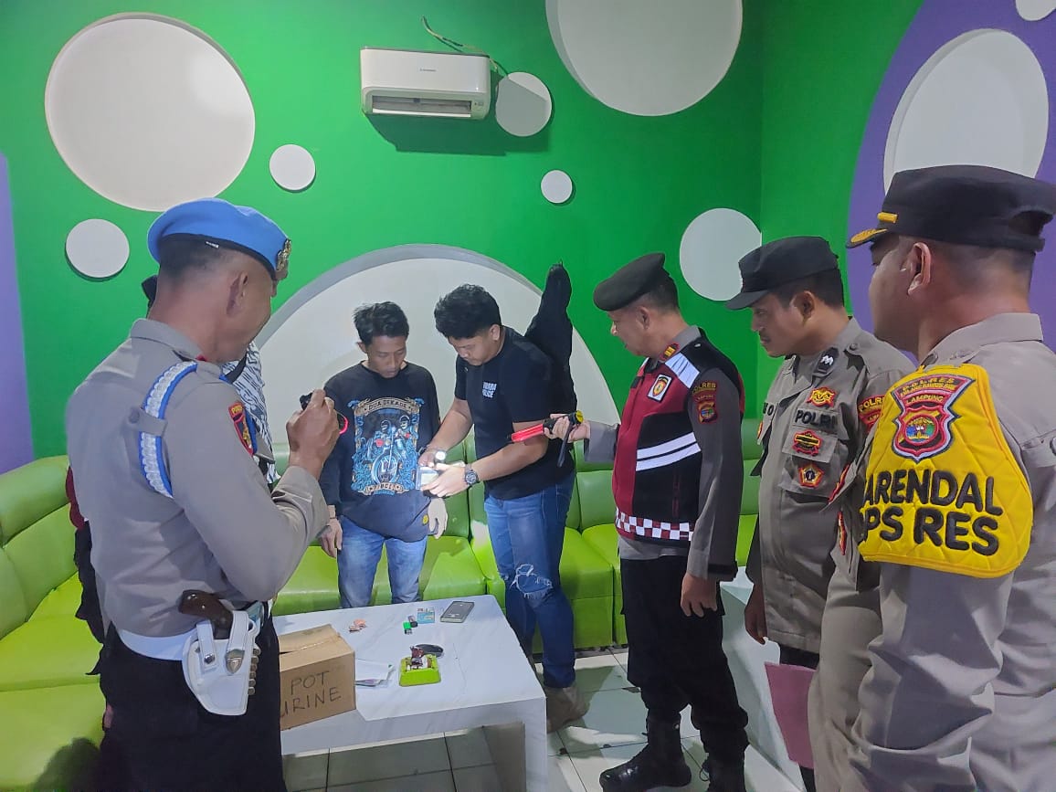 Dalam Rangka Ops Antik, Polres Tulang Bawang Barat Razia Sejumlah Tempat Hiburan Malam