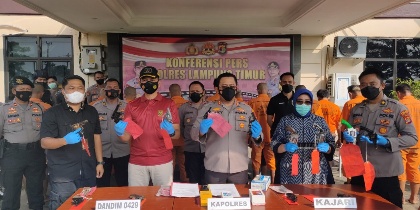 24 Orang Berhasil Diringkus Selama Operasi Sikat Krakatau 2022 Di Lampung Timur