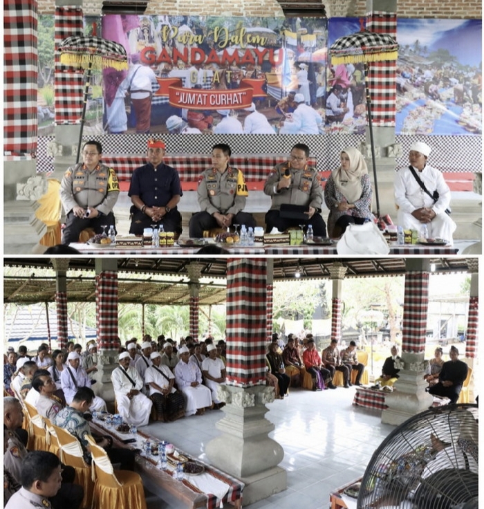 Kapolda Lampung  Dengarkan Curhatan Warga Sekampung Udik Lamtim