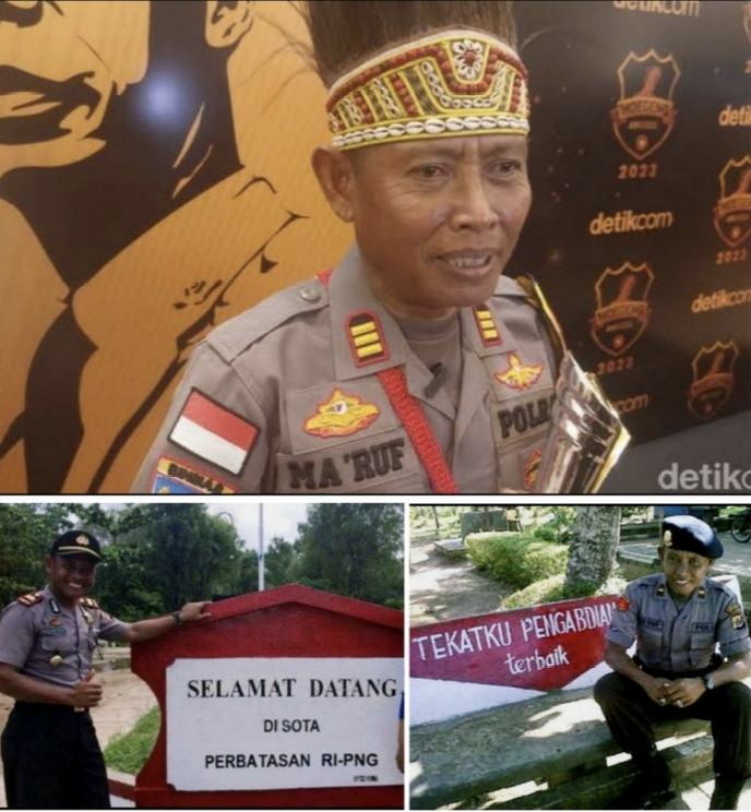 AKP Makruf Suroto Raih Penghargaan Hoegeng Award 2023 Kategori Polisi Tapal Batas dan Pedalaman