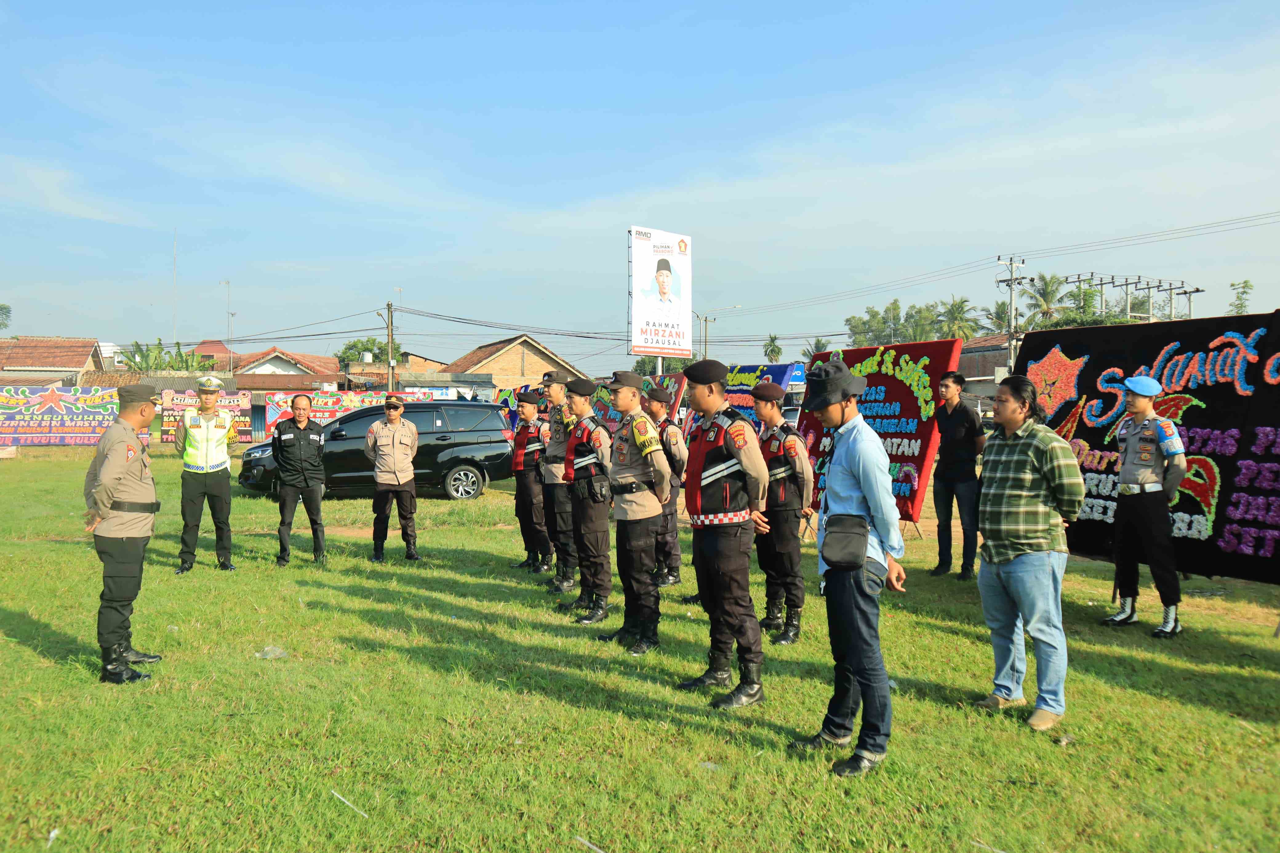 Polres Tulang Bawang Barat Amankan Kegiatan Pengukuhan Perpanjangan Masa Jabatan Kepalo Tiyuh