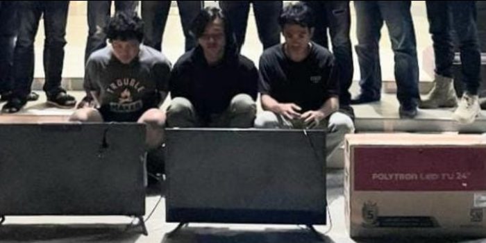 Satreskrim Polres Tanggamus Bersama Polsek Talang Padang Berhasil Tangkap 3 (Tiga) Pelaku Curat