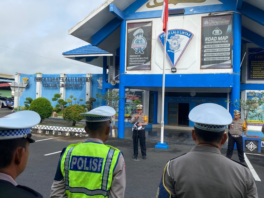 Ditlantas Polda Lampung, Resmi Gelar Operasi keselamatan Krakatau 2024