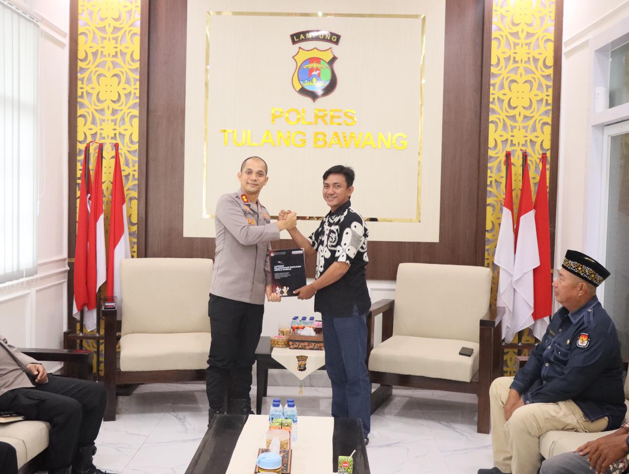 AKBP Yuliansyah Sampaikan Ini Saat Menerima Audensi Rombongan KPU Tulang Bawang