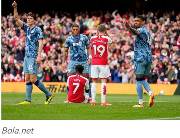 Liga Inggris, Arsenal Harus Taklukan 0-2 Lawan Aston Villa