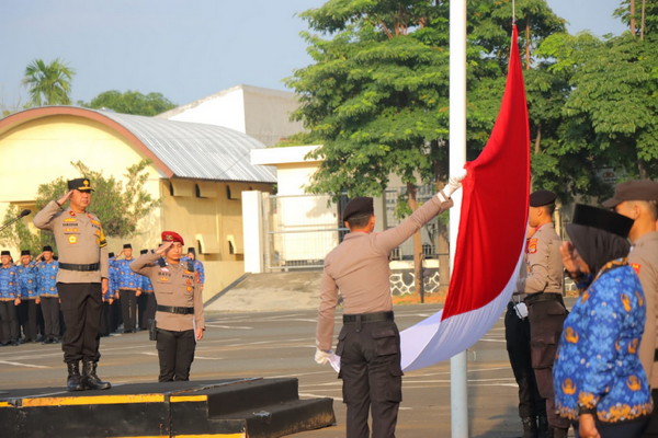 Wakapolda Lampung Pimpin Upacara Hari Kesadaran Nasional