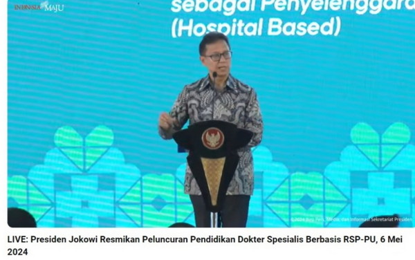 Menkes Upayakan Pendidikan Dokter Spesialis di Indonesia Gratis