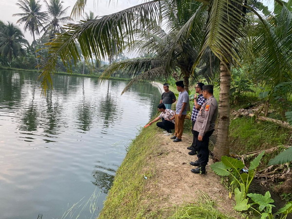 Geger, Warga Padang Rejo Pagelaran Ditemukan Tewas Tenggelam di Kolam Ikan