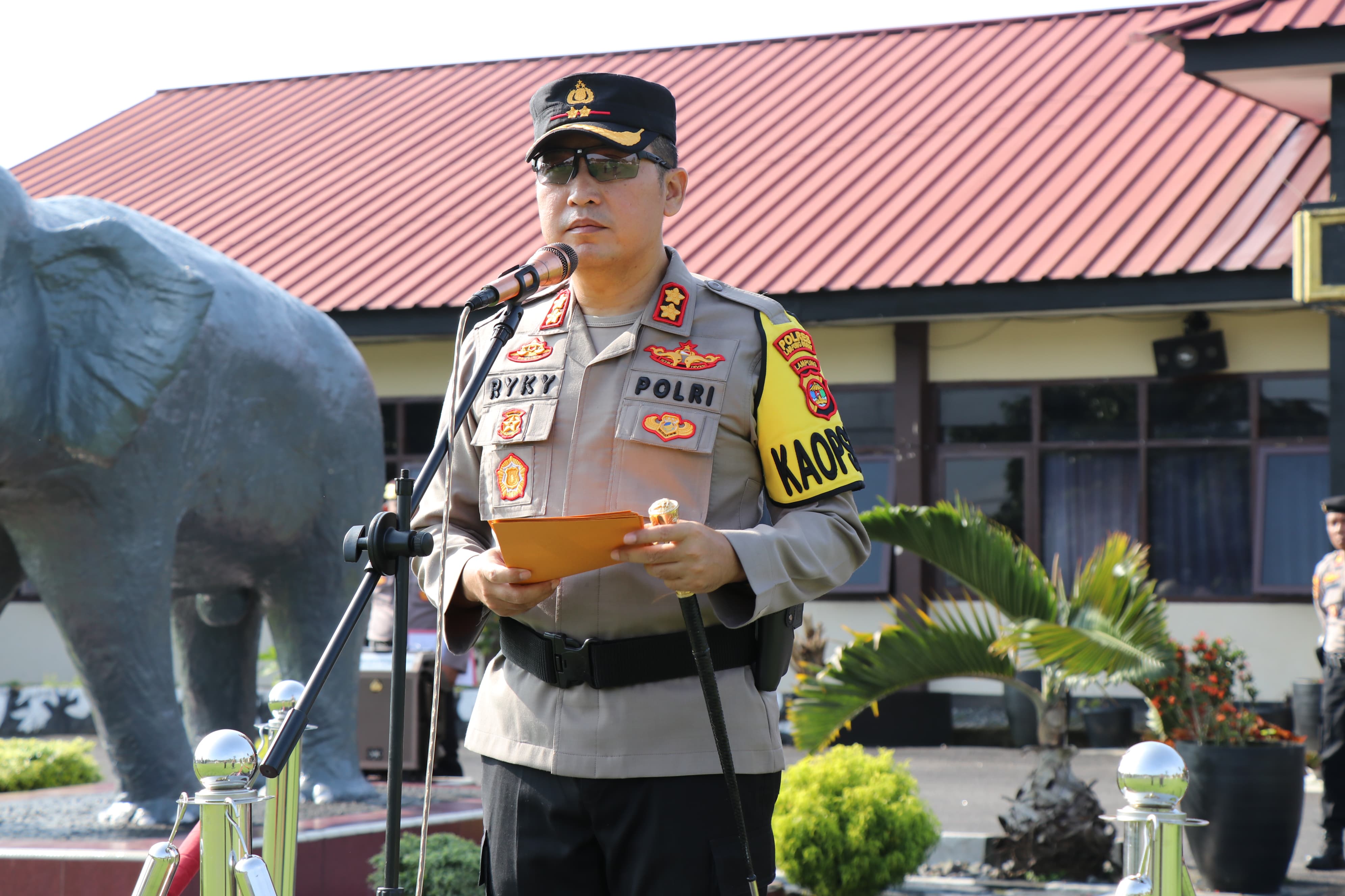 Polres Lampung Barat Gelar Upacara Hari Kesadaran Nasional